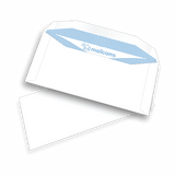 1000 White DL+ Gummed Non-Windowed Envelopes (114mm x 235mm)