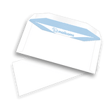 1000 White DL+ Gummed Non-Windowed Folding Inserting Machine Envelopes (114mm x 235mm)