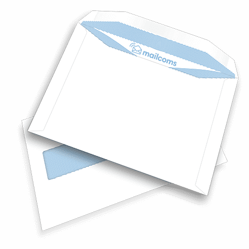 500 White C5+ Gummed Windowed (45mm x 90mm Window) Envelopes (162mm x 235mm)
