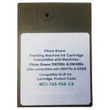 Pitney Bowes SendPro C Auto Compatible Blue Ink Cartridge - Royal Mail Approved